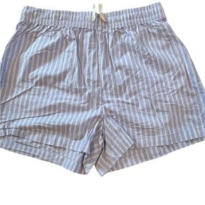 2/$30 Florence By Mills Stripped Cotton Shorts Size Large NWOT